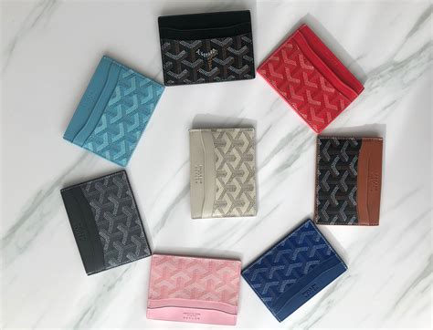 maison goyard card holder.